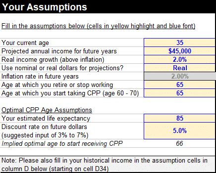 CPP/QPP calculator .